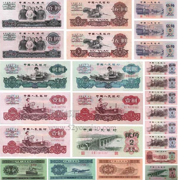 第三套人民幣圖片